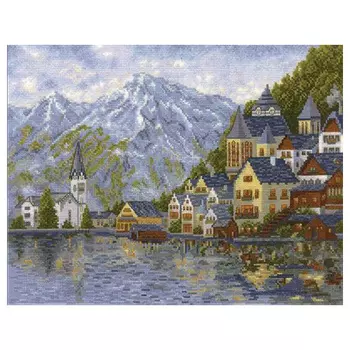 Ж-03 Набор для вышивания ''Женевское озеро', 36*27 см