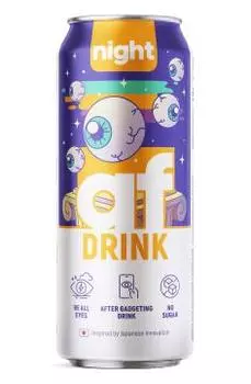 Afdrink, Напиток функциональный газированный «Afdrink Night для зрения», жидкость, 330 мл