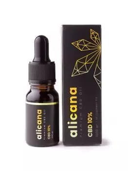 Alicana, CBD масло 10% «Широкий спектр», жидкость, 10 мл