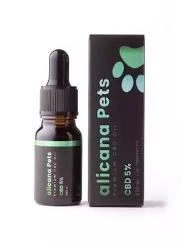 Alicana, CBD масло 5% «Широкий спектр» для кошек и собак, жидкость, 10 мл