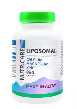Простые решения, Комплекс «Липосомальный кальций, магний, цинк», капсулы, 60 шт.