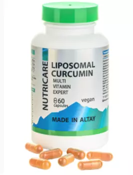 Простые решения, Комплекс «Мультивитамины», Липосомальный куркумин + 12 витаминов, капсулы (веган), 60 шт.