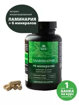 Простые решения, Ламинария (источник йода), капсулы, 60 шт.