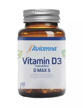 Avicenna, D Max 5, Витамин Д3, капсулы, 60 шт.