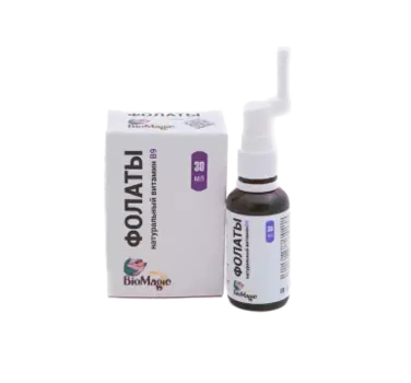 BioMagic, Фолаты (витамин B9), жидкость, 30 мл