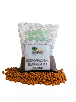BioMagic food, Готовый завтрак «Шоколадные шарики из гречки», 200 г