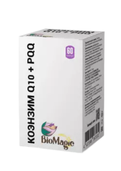 BioMagic, Коэнзим Q10 (убихинол) + PQQ, капсулы, 60 шт.