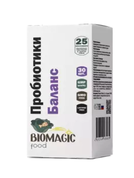 BioMagic, Пробиотики «Баланс», саше, 30х3 г