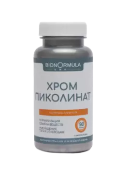 Bionormula Uno, Хром (пиколинат), капсулы, 90 шт.