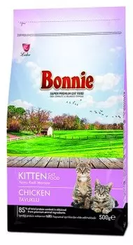 Bonnie, Сухой корм для котят с курицей, 500 г