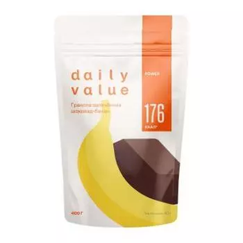 Daily Value, Гранола запеченная питательная с шоколадом, бананом и MCT маслом, 400 г