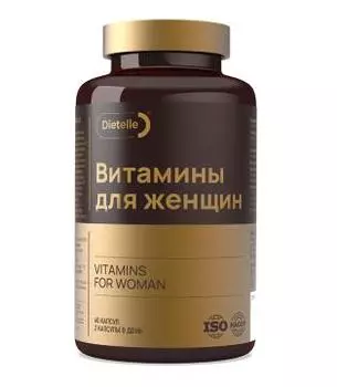 Dietelle Expert, Витамины для женщин, капсулы, 60 шт.
