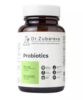 Dr.Zubareva, Пробиотики, капсулы, 60 шт.
