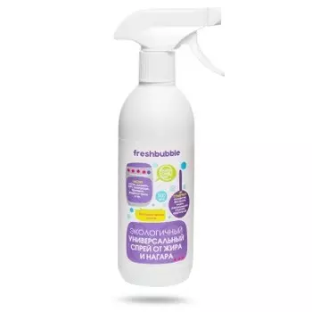 FRESHBUBBLE, Универсальный спрей для кухни (удаление жира и нагара), жидкость, 500 мл