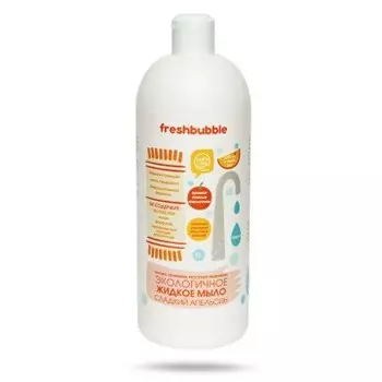 FRESHBUBBLE, Жидкое мыло с Апельсином, жидкость, 1 л