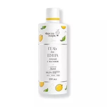 Фруто парк, Натуральный детский гель для душа с магнием с ароматом дыни, жидкость, 200 мл