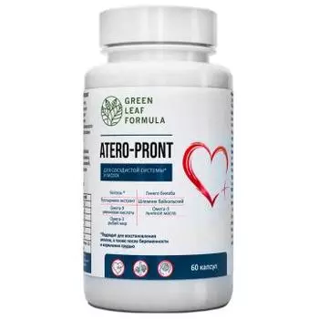 Green Leaf Formula, ATERO-PRONT (для сосудов и мозга), капсулы, 60 шт.