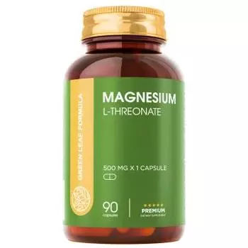 Green Leaf Formula, Магний (треонат), капсулы, 90 шт.