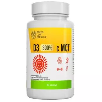 Green Leaf Formula, Витамин D3, капсулы, 30 шт.