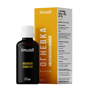 IMUALI, Мицеллярный комплекс для дыхательной системы «Broncho Complex», жидкость, 30 мл