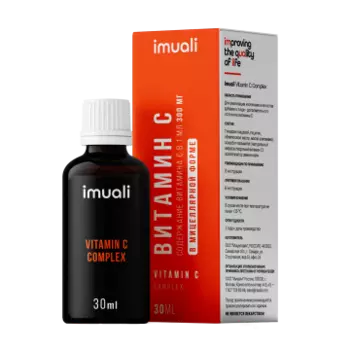 IMUALI, Мицеллярный витамин C (аскорбил пальмитат), жидкость, 30 мл