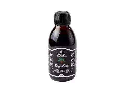 ЭКОВИТ, Экстракт хвойный натуральный, Кедровый (в стекле), 250 г
