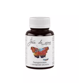 Joie de vivre, Комплекс «Гиалуроновая + янтарная кислоты», капсулы, 30 шт.