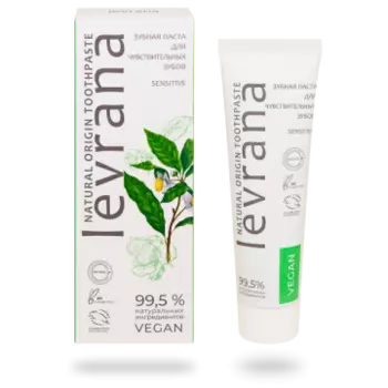 Levrana, Зубная паста «Для чувствительных зубов», 100 мл