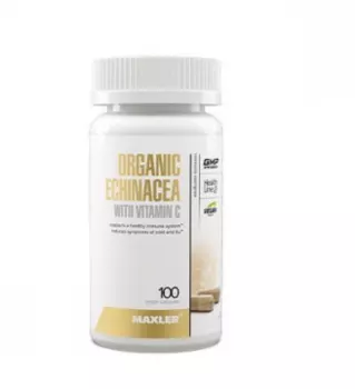 Maxler, Эхинацея (органик) + витамин C, капсулы, 100 шт.