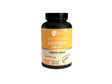 MEDCRAFT, Лецитин (соевый), капсулы, 60 шт.