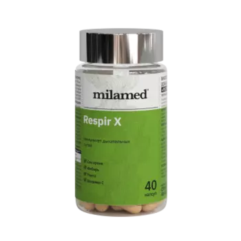Milamed, Respir X (комплекс для иммунитета), капсулы, 40 шт.