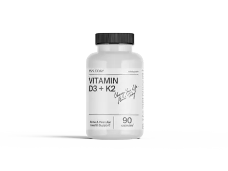 MOLODAY, Витамин D3 + K2 (МК-7), капсулы, 90 шт.