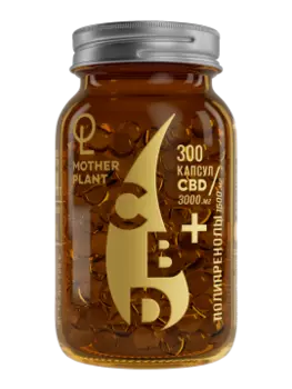 MotherPlant, Масло CBD с полипренолами, капсулы, 300 шт.