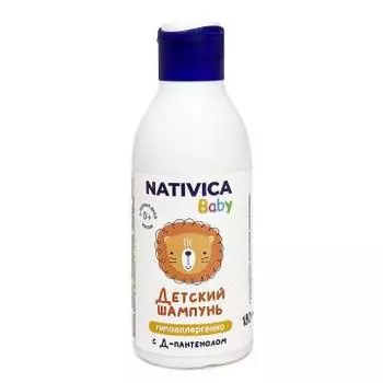 Nativica Baby, Детский шампунь 0+, 180 мл