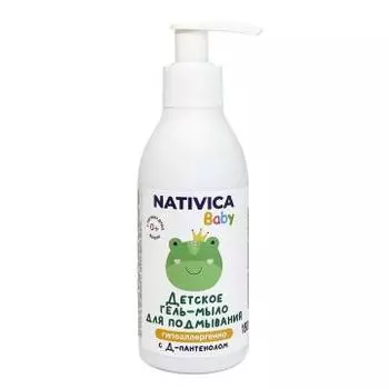 Nativica Baby, Детское гель-мыло для подмывания 0+, 180 мл