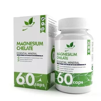 NaturalSupp, Магний хелат (бисглицинат), капсулы, 60 шт.