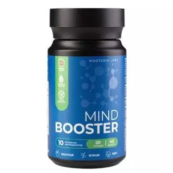 Nooteria Labs, MindBooster (ноотропный комплекс), капсулы, 40 шт.