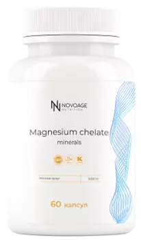 NOVOAGE nutrition, Магний (бисглицинат), капсулы, 60 шт.