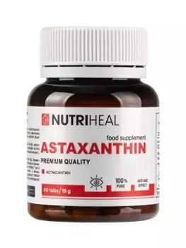 NUTRIHEAL, Астаксантин, таблетки, 60 шт.