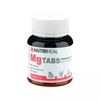 NUTRIHEAL, Комплекс с магнием (цитрат) и витамином B6, таблетки, 90 шт.