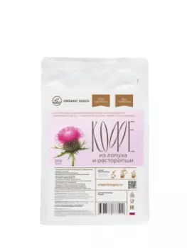 ORGANIC LOGOS, Кофе из лопуха и расторопши, порошок, 200 г