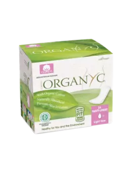 Organyc, Прокладки на каждый день в индивидуальной упаковке, 24 шт.