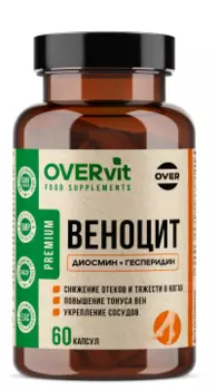OVERVit, Веноцит, капсулы, 60 шт.