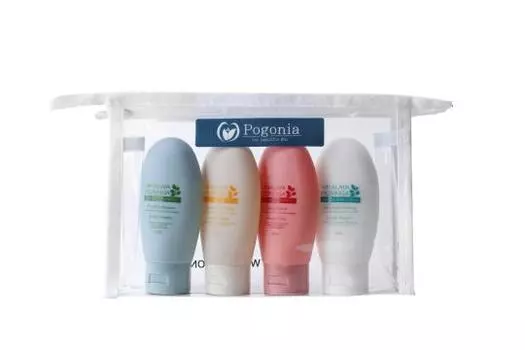 POGONIA, Набор для путешествий «Travel kit», 4х50 мл
