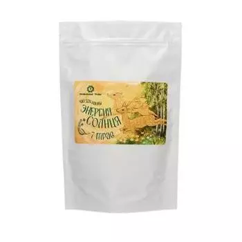 Правильные травы, Чай для ванны 7 трав «Энергия Солнца», 160 г