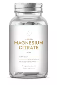 Probiolab, Магний (цитрат), вегетарианские капсулы, 90 шт.