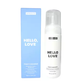 PROSTO COSMETICS, Деликатная пенка для умывания «Hello, Love», 150 мл
