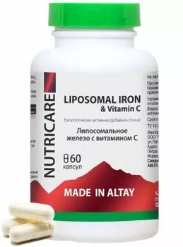 Простые решения, Липосомальное железо, капсулы, 60 шт.