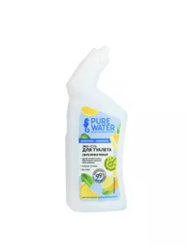 Pure Water, Гель для туалета «Лимонная мята», жидкость, 500 мл