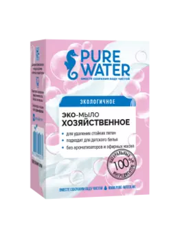 Pure Water, Хозяйственное мыло, 175 г